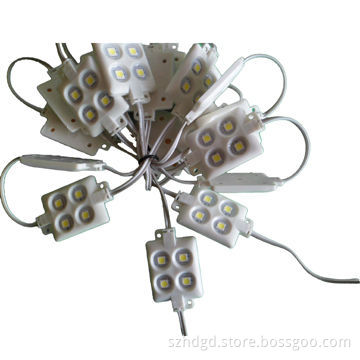 Plastic Waterproof Module, 4 LEDs/5050 LED, Used for Trademark, 16 to 18lm Brightness